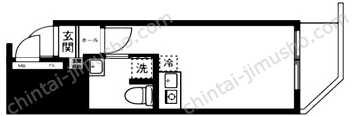 墨田DIAS2階の間取図