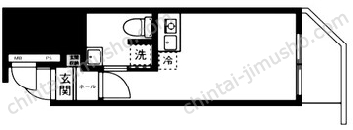 墨田DIAS3階の間取図
