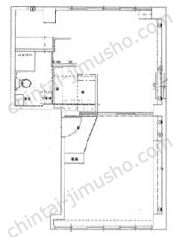渡辺ビル3階の間取図