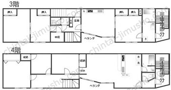 千住岡田ビル一括の間取図