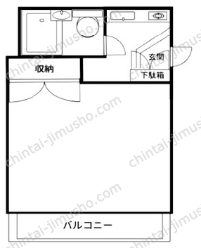 ライベストコート池袋Ⅱ2階の間取図