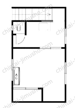 八蔵荘2階の間取図