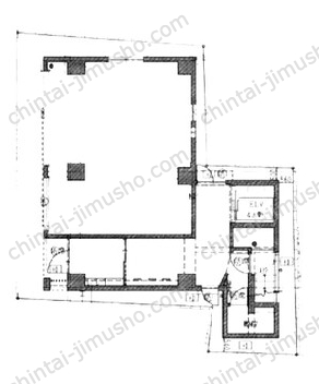 ラ・ピエール1階の間取図