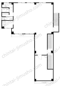 ゴトウビル2階の間取図