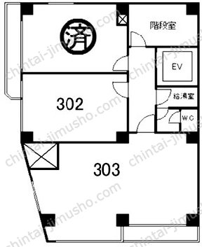 ハッピー本郷3階の間取図