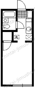 コーポリラ2階の間取図