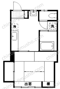 コーポ原田2階の間取図