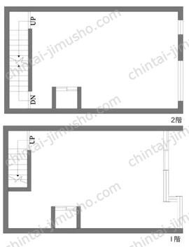中延駅前店舗一棟の間取図