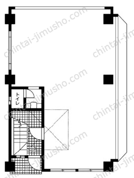 第二山一ビル1階の間取図