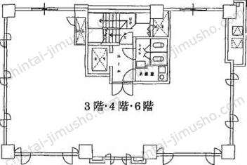 八丁堀ファーストスクエアの間取図