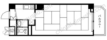 藤和半蔵門コープ6階の間取図