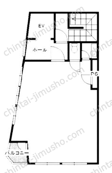 かんべビル6階の間取図