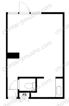 ボナールふじ1階の間取図