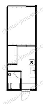 穂波ハイツ1階の間取図