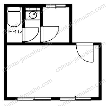 豊島マンション4階の間取図