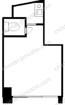 JOY09ビルA館1階の間取図