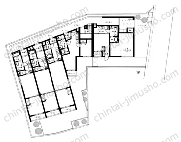 ヴィラージュ白金台1階の間取図
