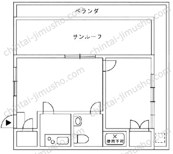 トキワマンションの間取図