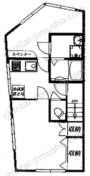 INOUEテナント2階の間取図
