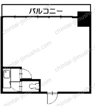 曙マンション3階の間取図