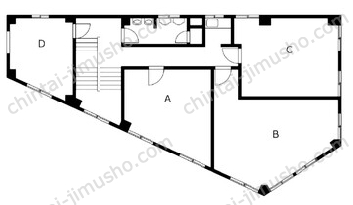 千葉不動産ビルの間取図