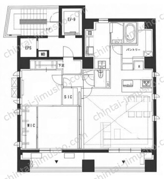 下北MKビル5階の間取図