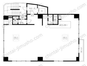 直長ビル／安藤ビル4階の間取図