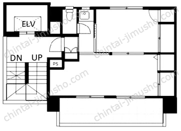 新大塚Sビル7階の間取図