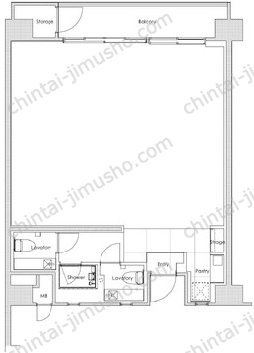 IL CENTRO恵比寿の間取図