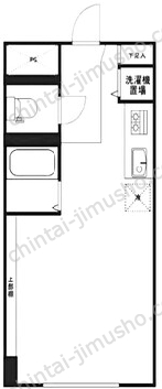 南青山ロータリーマンション1階の間取図
