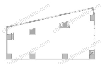 アクシス元町1階の間取図