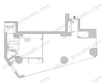 TheRoom等々力 EASTの間取図