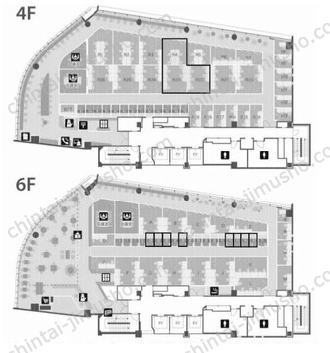 スプライン青山東急ビル／ビジネスエアポート青山の間取図