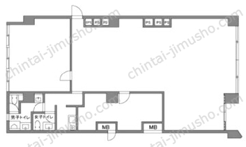 KNB HOUSE美原1階の間取図