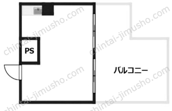 サンシュウビル5階の間取図
