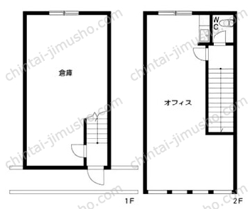 アソーシエイト春江Ⅰ1階の間取図