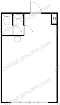 第一植辰ビル2階の間取図