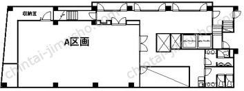 第一大宮ビルB1階の間取図