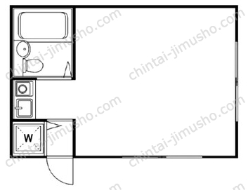 apartment A-RU1階の間取図