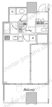 シティタワー銀座東の間取図