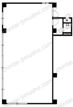 豊栄ビル2階の間取図