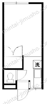 和光荘2階の間取図
