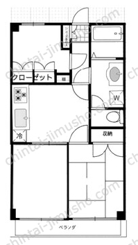 秀和五反田駅前レジデンスの間取図