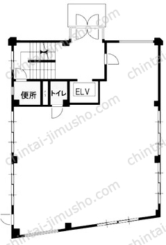 セラヴィ小杉ビル1階の間取図