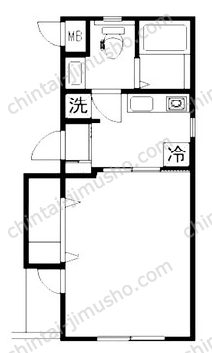 Mancy’s恵比寿3階の間取図