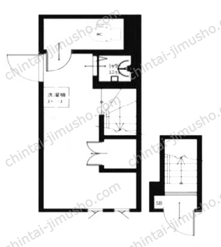 ブリリアント高円寺Ⅱ2階の間取図