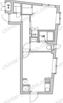 クーカイ・テラス 茗荷谷2階の間取図