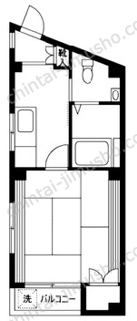 第3塚田ビル3階の間取図