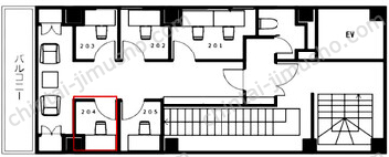グラスプラス高輪／UPオフィス高輪台の間取図