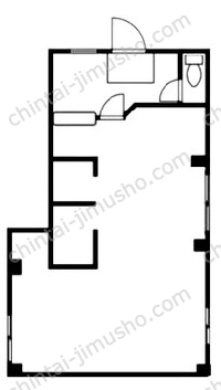 永光マンション1階の間取図